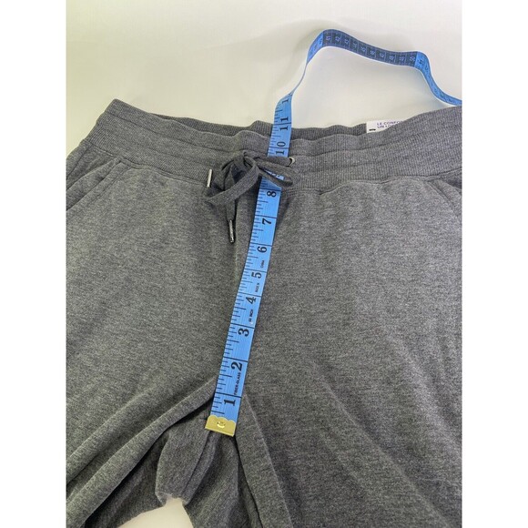 Gaiam Zen Jogger Pants Activewear Charcoal Heather Gray Stretch Womens Size S